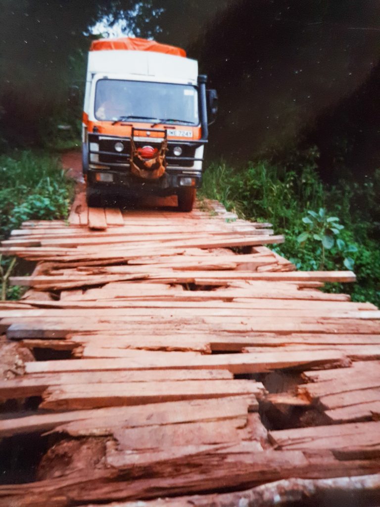 A decent bridge in Zaire, 1990